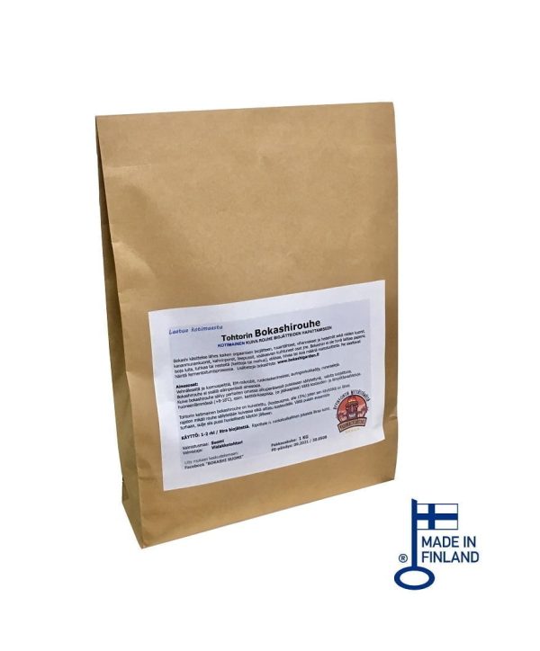 Bokashirouohe 1kg Bokashiströ Tohtorin Bokashirouhe® - finsktillverkat torrt 1kg
