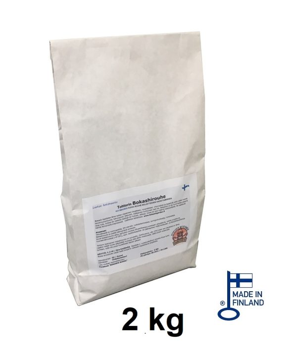 Tohtorin Bokashirouhe® - Kotimainen kuivarouhe 2 KG