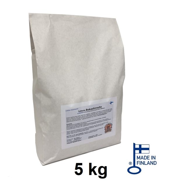 BR 5 avainlippu %KG teksti Tohtorin Bokashirouhe® - Kotimainen kuivarouhe 5 KG