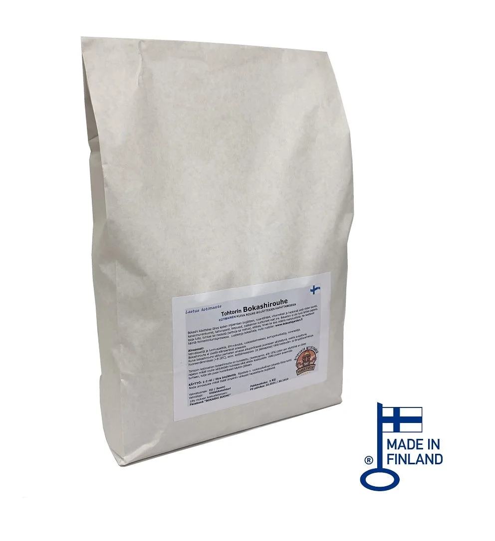 Bokashiströ Tohtorin Bokashirouhe® - finsktillverkat torrt 5kg
