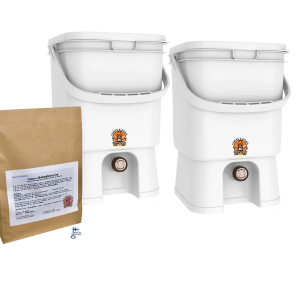 Bokashi Startpaket +1kg finskt Boakshiströ - White Mocca