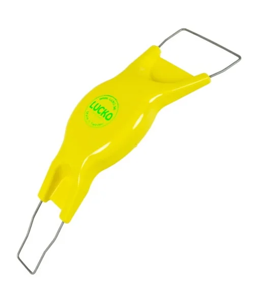 Lucko® Ogräsrensare - ergonomiskt handgrepp Gul