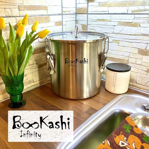 BooKashi Infinity Bokashiastia 10L Ruostumaton teräs - BooKashi Infinity