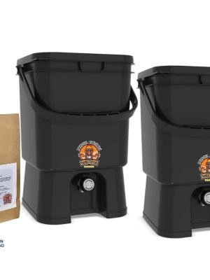 Bokashi Startpaket +1kg finskt Bokashiströ - Black Mocca