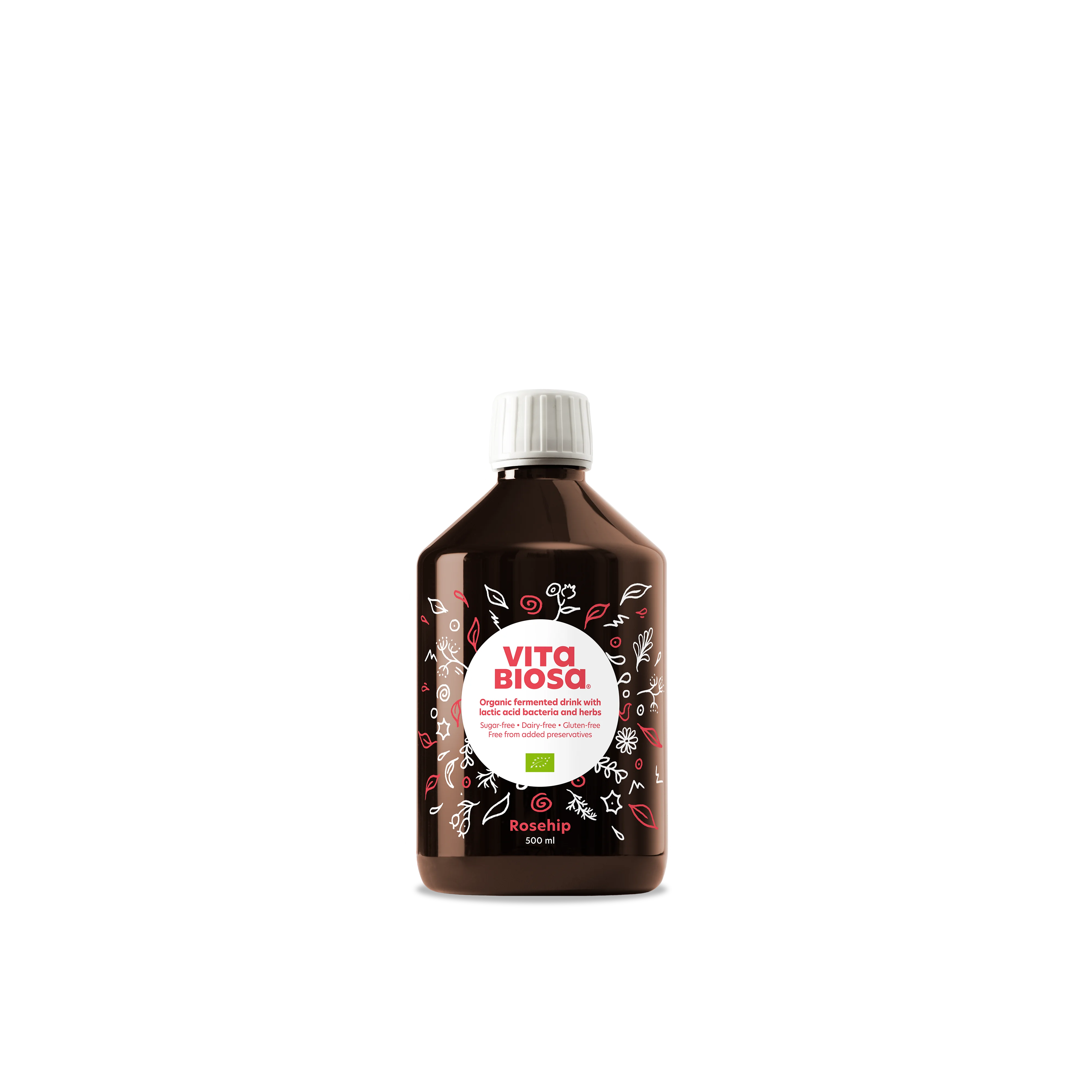 Vita Biosa Ruusunmarja - Fermentoitu maitohappojuoma (500ml)