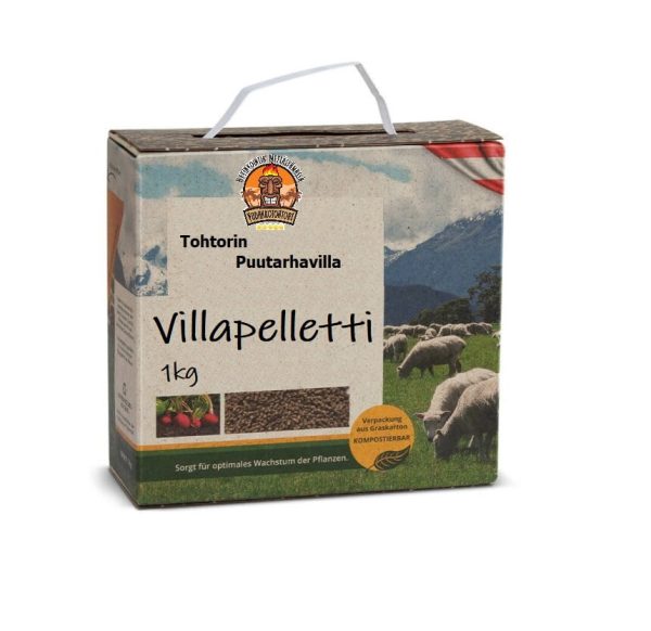 Tohtorin Puutarhavilla - Villapelletti 1kg