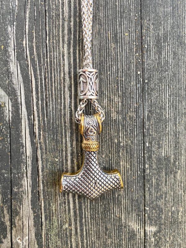 Mjolnir k_takaa Kaulakoru - Thorin vasara Mjölnir Kulta