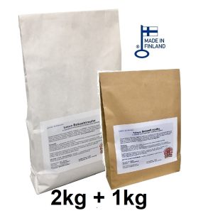 Tohtorin Bokashirouhe® 1kg + 2kg finskt torrt bokashiströ