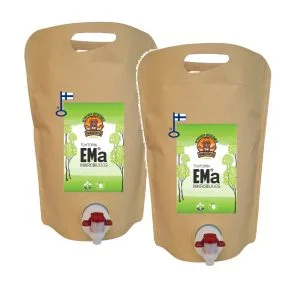 EMa - Tohtorin EM®a Mikrobiliuos, kotimainen. EMa-Bägi.  2 x 2.7L