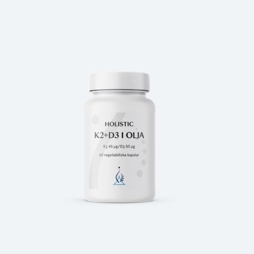 K2+D3 Vitamin i olja. 60 st