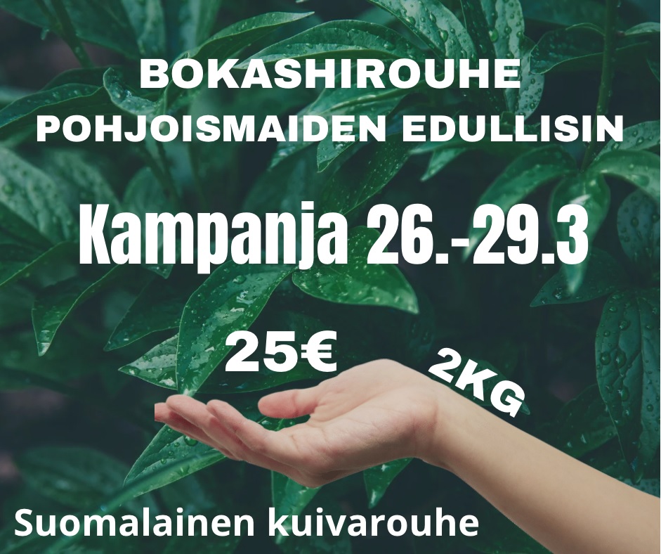 Bokashiströ Tohtorin Bokashirouhe® - finsktillverkat torrt 2kg